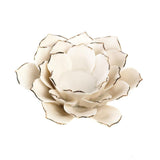 White Lotus Tealight Candle Holder - DreamyDecor