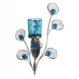 Peacock Inspired Single Sconce - crazydecor