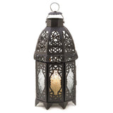 Black Lattice Lantern - crazydecor