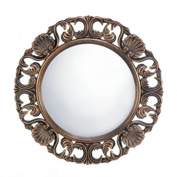 Heirloom Round Wall Mirror - crazydecor