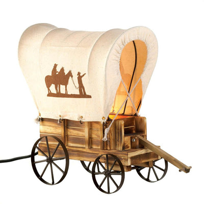 Western Wagon Table Lamp - DreamyDecor