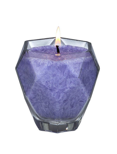 Amethyst Jewel Glass Candle - crazydecor