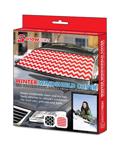 Winter Windshield Cover - Red - DreamyDecor