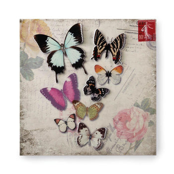 Butterfly Postcard 3-D Wall Art - crazydecor