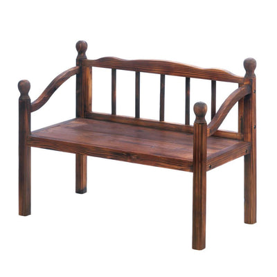 Garden Grove Wood Bench Plant Stand - crazydecor