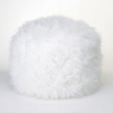 White Ottoman Pouf - DreamyDecor