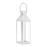 White Manhattan Candle Lantern - DreamyDecor