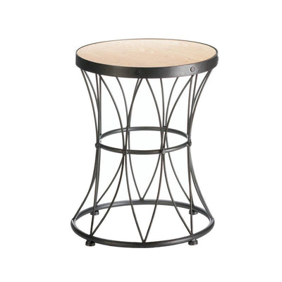 Metal Frame Accent Stool - crazydecor