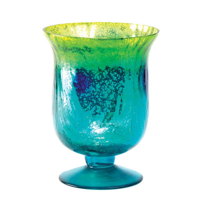 Mediterranean Pedestal Candle Vase - crazydecor