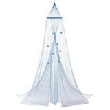 Blue Butterfly Bed Canopy - crazydecor