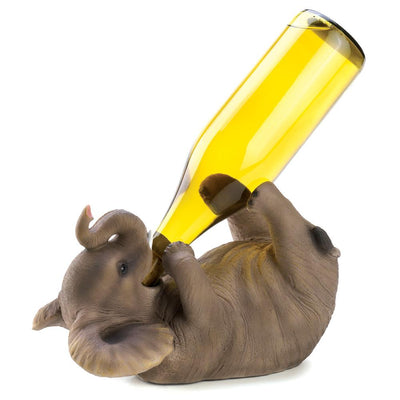 Playful Elephant Wine Holder - crazydecor