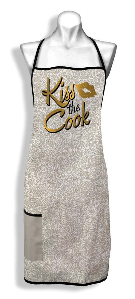 Kiss The Cook Apron - crazydecor