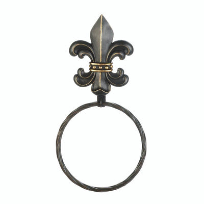 Fleur-De-Lis Towel Ring - crazydecor