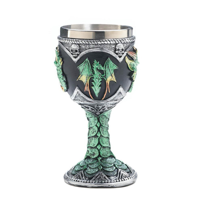 Green Dragon Goblet - crazydecor