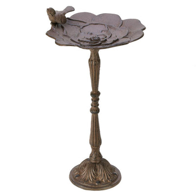 Rustic Iron Birdbath - crazydecor