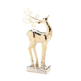 Golden Dasher Reindeer Statue - crazydecor