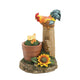 Solar Rotating Rooster Garden Decor - crazydecor