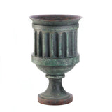 Large Weathered Pedestal Planter - crazydecor