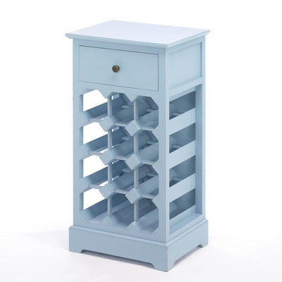 Somerset Blue Wine Cabinet - crazydecor