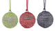 Holiday Jute Ball Ornament Trio - crazydecor