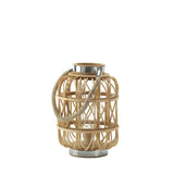 Woven Rattan Candle Lantern (S) - DreamyDecor