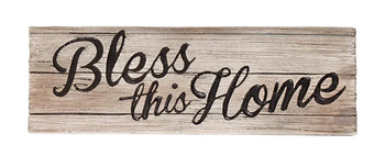 Bless This Home Decorative Sign - crazydecor