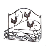 Three Roosters Wall Basket - crazydecor