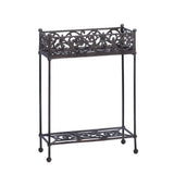 Cast Iron Plant Stand - Two-Tier - crazydecor