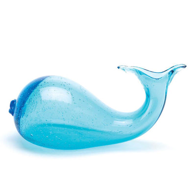 Art Glass Whale Vase - crazydecor