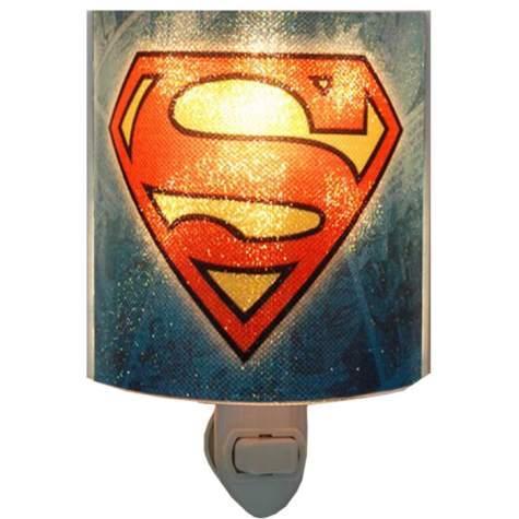 Superman Logo Acrylic Nightlight - crazydecor