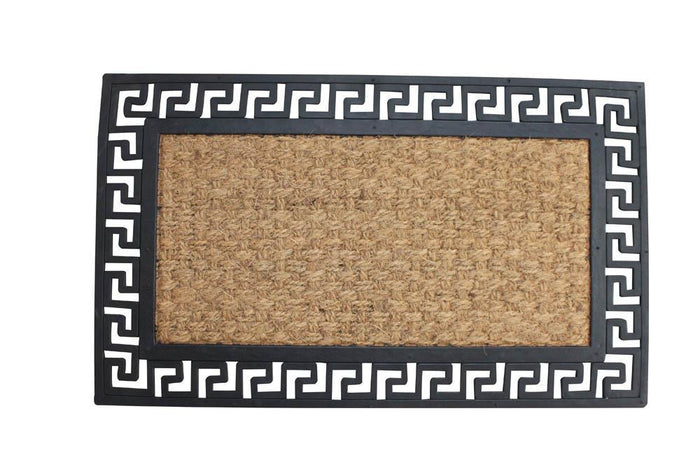 Geometric Border Welcome Mat - crazydecor