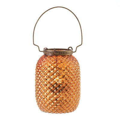 Amber Diamond Candle Lantern - crazydecor