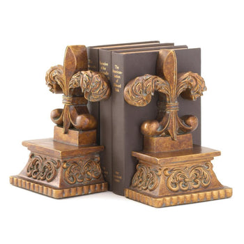 Fleur De Lis Bookends - crazydecor