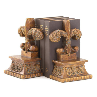 Fleur De Lis Bookends - crazydecor