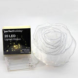 20 LED Ribbon String Light - Warm White - crazydecor