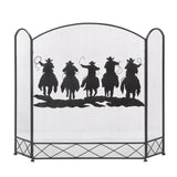 Cowboy Round-Up Fireplace Screen - crazydecor