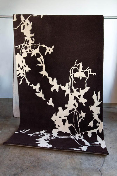 Silhouette Hand Tufted Wool Rug 4' X 12' - crazydecor