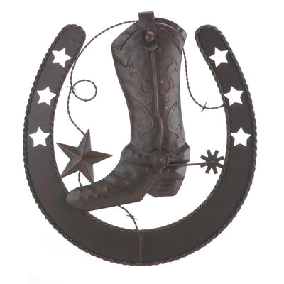 Cowboy Horseshoe Wall Decor - crazydecor