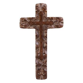 Rustic Wall Cross - crazydecor