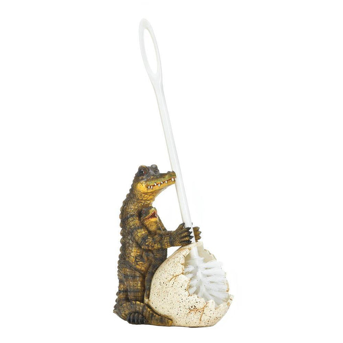 Crocodile Family Toilet Brush Holder - crazydecor