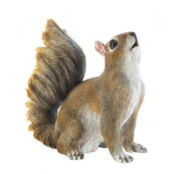 Bushy Tail Squirrel Figurine - crazydecor