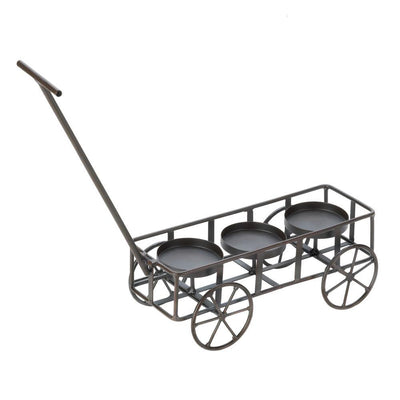 Garden Wagon Candle Holder - crazydecor