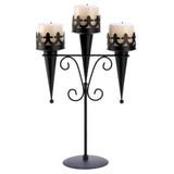 Medieval Triple Candle Stand - crazydecor