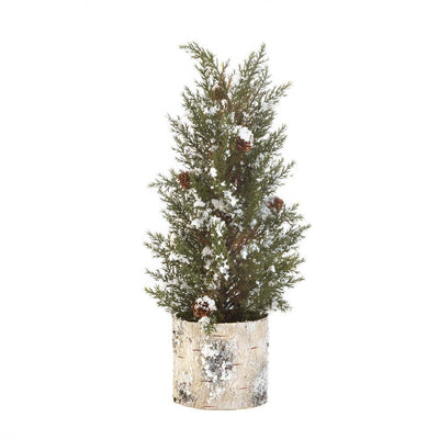 Birch Tree Pine Sprig Topiary - crazydecor