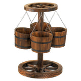 Wagon Wheel Planter - DreamyDecor