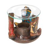 Cowboy Boots Oil Warmer - crazydecor