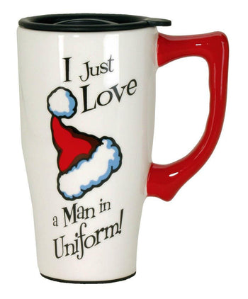 Santa Hat Travel Mug - crazydecor