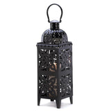 Giant Black Medallion Lantern - crazydecor