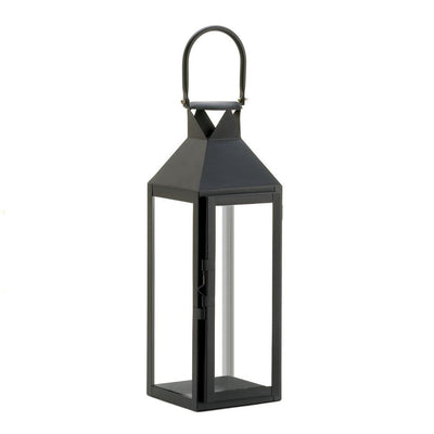 Black Manhattan Candle Lantern - crazydecor