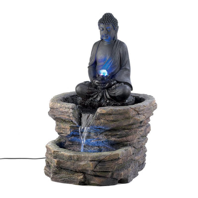 Zen Buddha Fountain - DreamyDecor